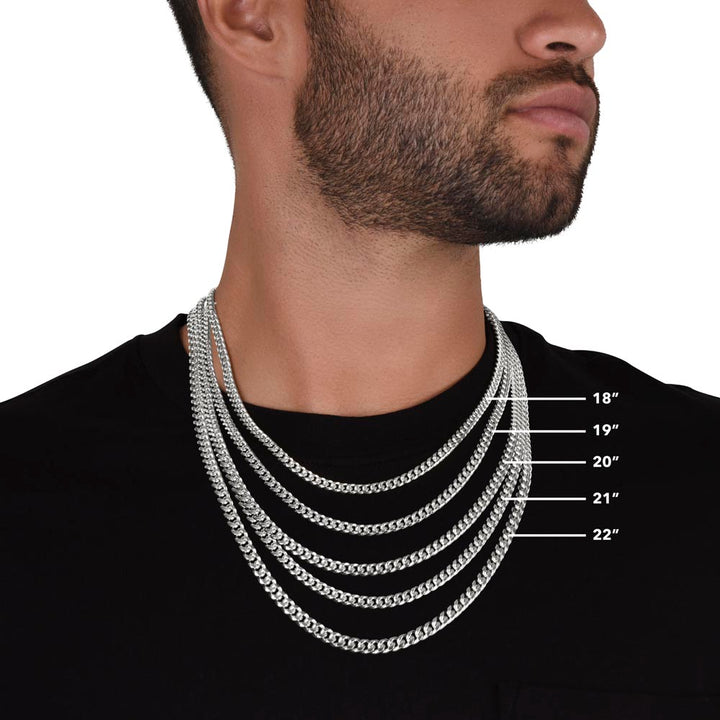 To My Son | Never feel that you are alone - Cuban Link Chain