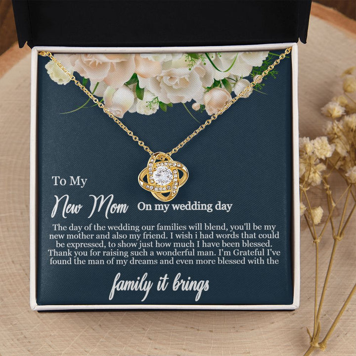 To My Mother-in-Law | Thank you for raising such a wonderful man - Love Knot Necklace