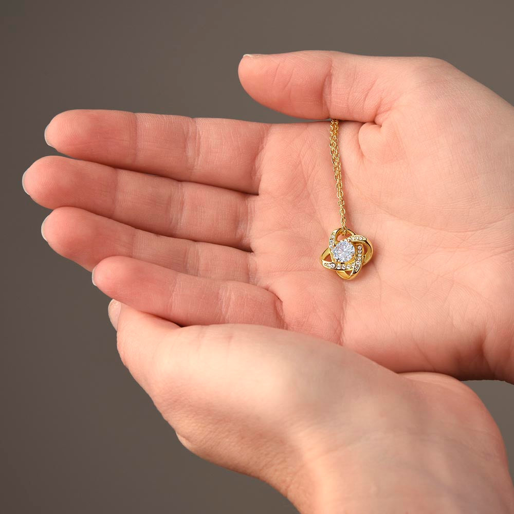 Happy Graduation | Best Wishes for the Future - Love Knot Necklace