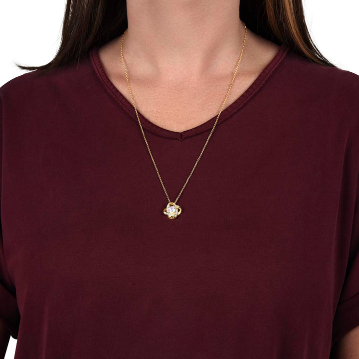 To My Daughter | Beyond Your Perception - Love Knot Necklace