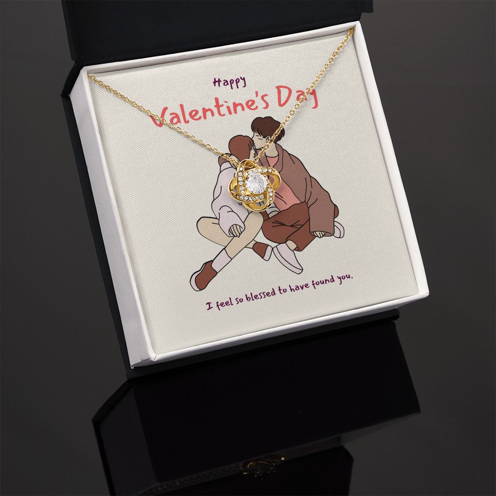 Happy Valentine's Day | I'm So in Love with You - Love Knot Necklace