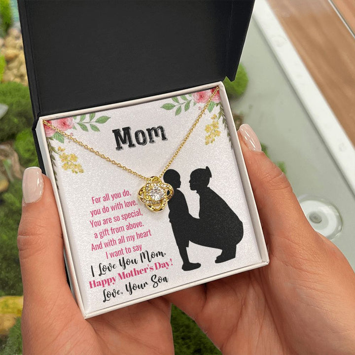 Happy Mother's Day | For all you do, you do with love - Love Knot Necklace