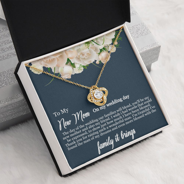 To My Mother-in-Law | Thank you for raising such a wonderful man - Love Knot Necklace