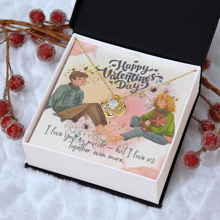 Happy Valentine's Day | Together, A Love to Last - Love Knot Necklace