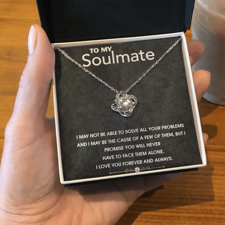 To My Friend | For My Soulmate - Love Knot Necklace