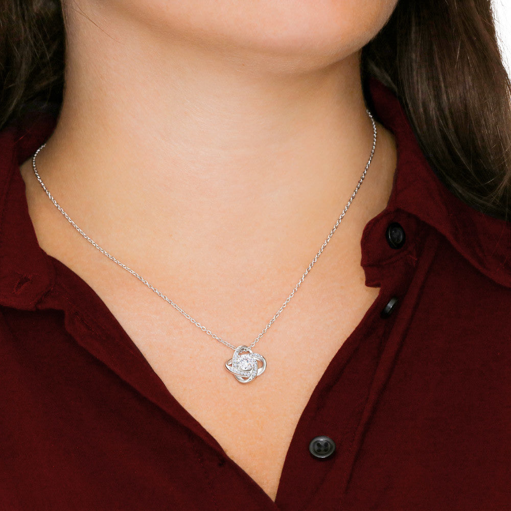 To My Sister | Finally Saying What Needs to Be Said - Love Knot Necklace