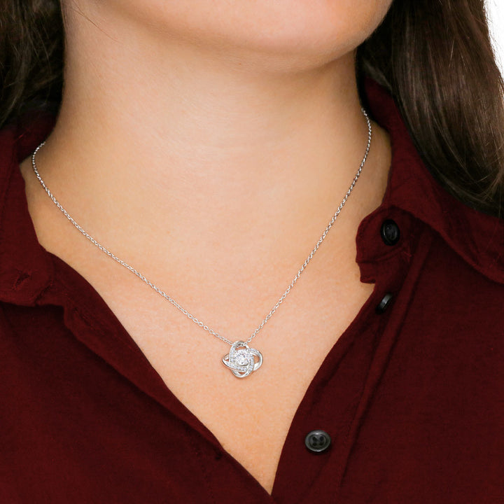 To My Sister | Finally Saying What Needs to Be Said - Love Knot Necklace