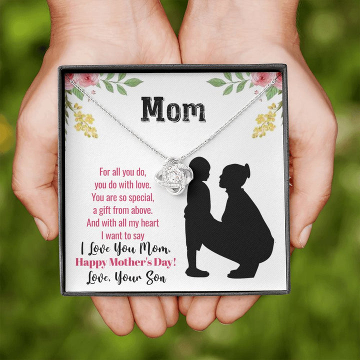 Happy Mother's Day | For all you do, you do with love - Love Knot Necklace