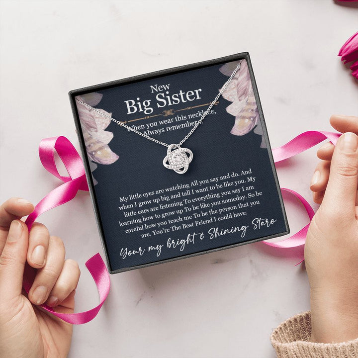 New Big Sister | You're the best friend I could have - Love Knot Necklace