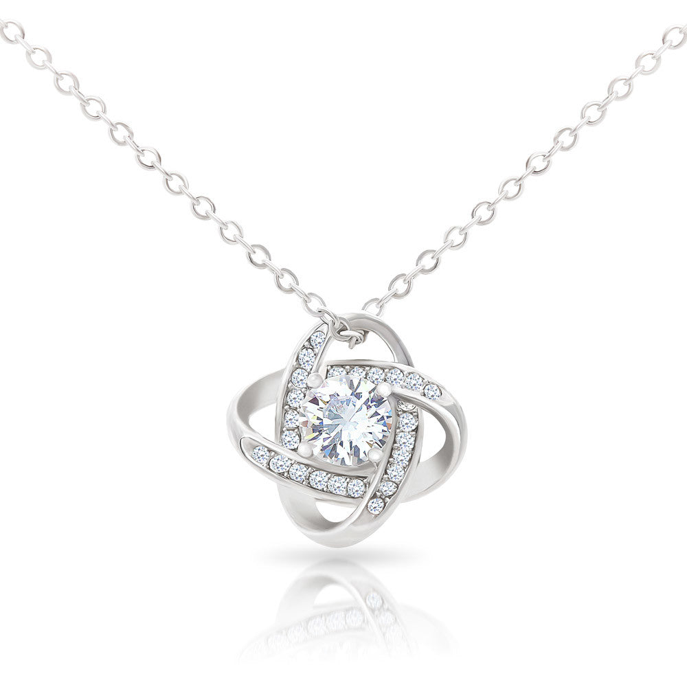 To My Mother-in-Law | Thank you for raising such a wonderful man - Love Knot Necklace