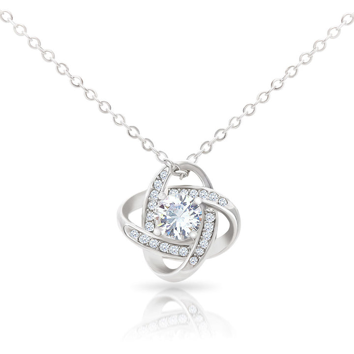 To My Sister | To the one who's always been by my side - Love Knot Necklace