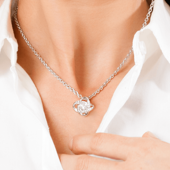 Happy Graduation | Best Wishes for the Future - Love Knot Necklace