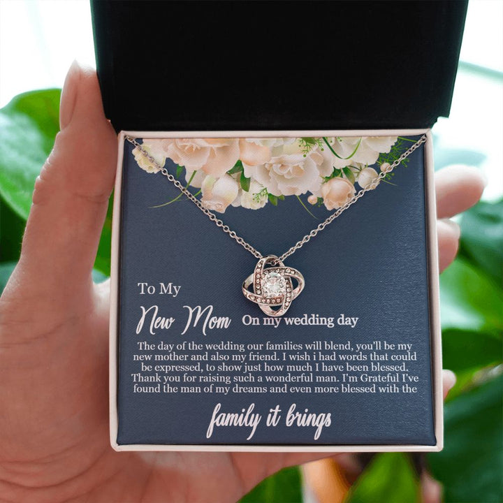 To My Mother-in-Law | Thank you for raising such a wonderful man - Love Knot Necklace