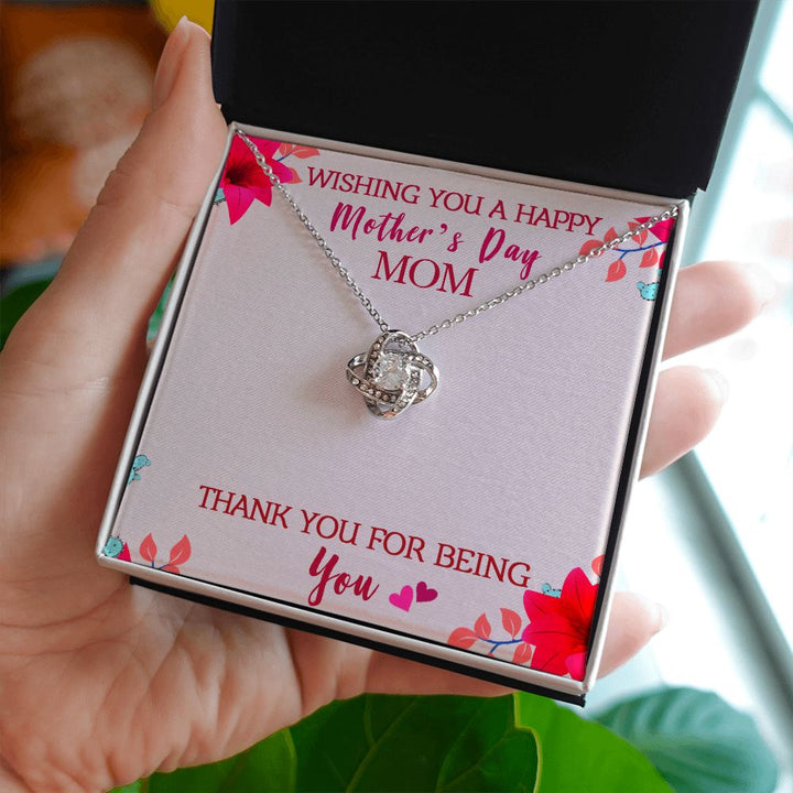 Mother's Day | Thank You for being My Mother - Love Knot Necklace