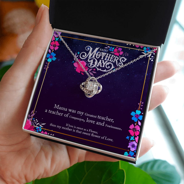 Happy Mother's Day | Mother's Fearless Love - Love Knot Necklace