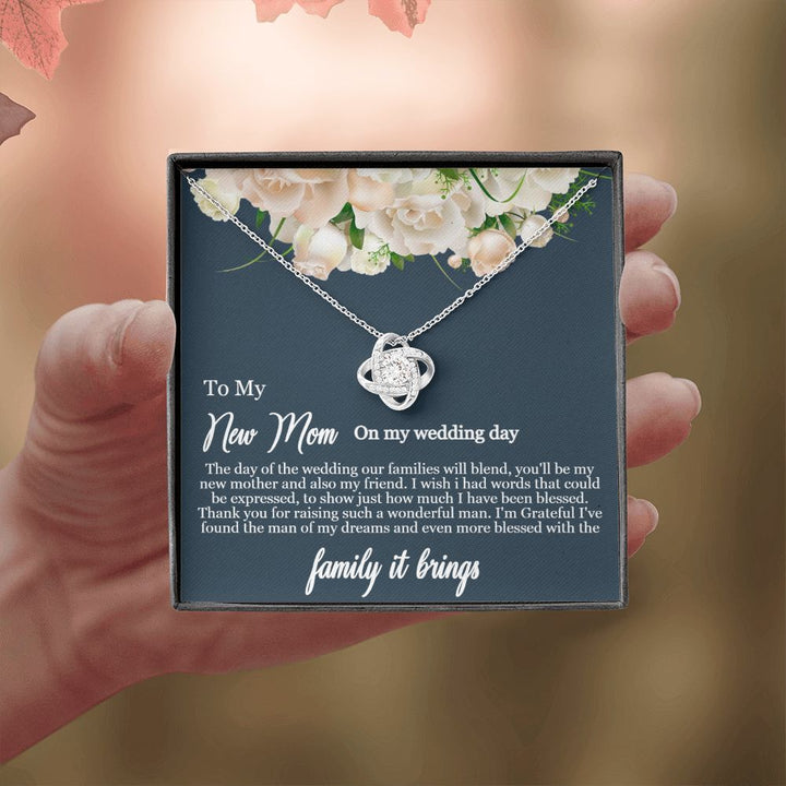 To My Mother-in-Law | Thank you for raising such a wonderful man - Love Knot Necklace