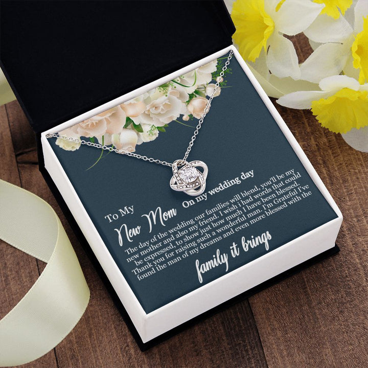 To My Mother-in-Law | Thank you for raising such a wonderful man - Love Knot Necklace