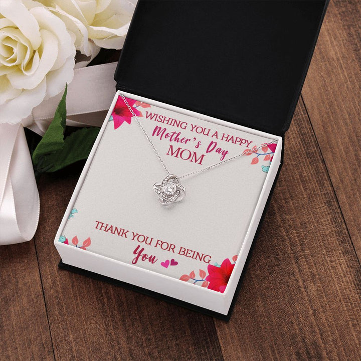 Mother's Day | Thank You for being My Mother - Love Knot Necklace