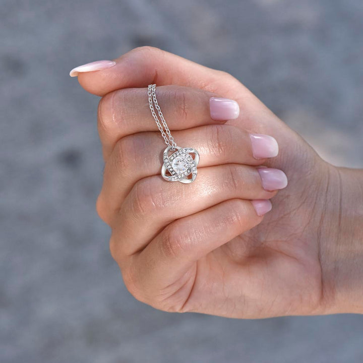 Happy 21st Birthday | If you need me, I will always be there - Love Knot Necklace