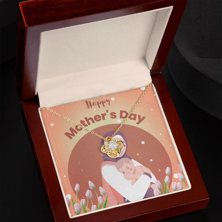 Happy Mother's Day | You're the Heart of Our Family - Love Knot Necklace