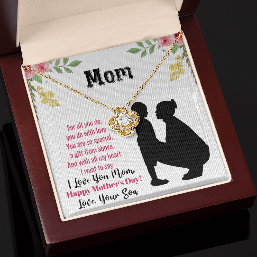 Happy Mother's Day | For all you do, you do with love - Love Knot Necklace