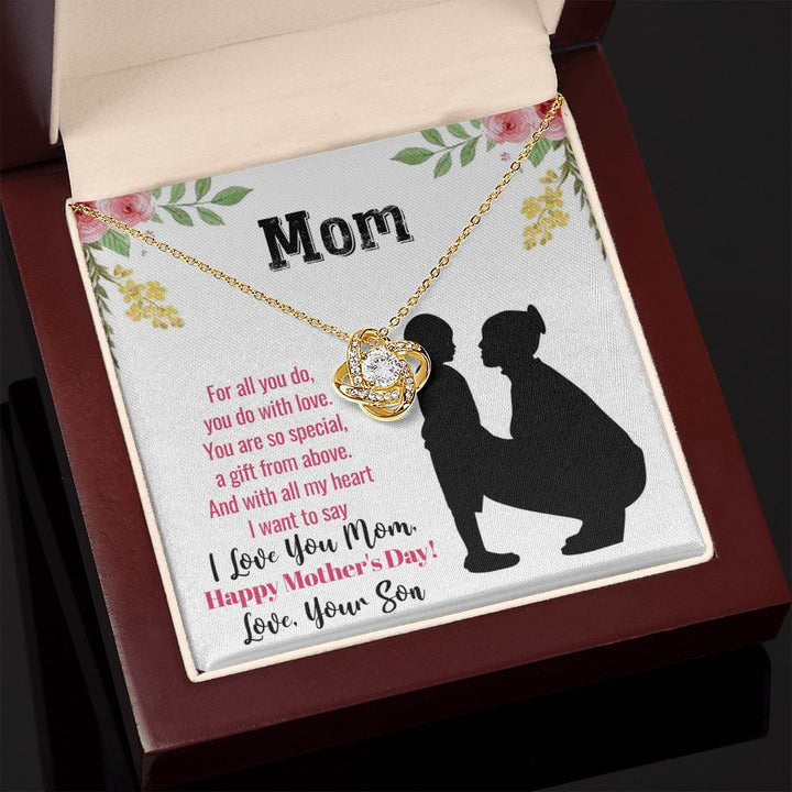 Happy Mother's Day | For all you do, you do with love - Love Knot Necklace