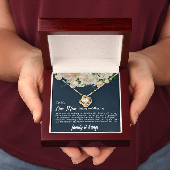To My Mother-in-Law | Thank you for raising such a wonderful man - Love Knot Necklace