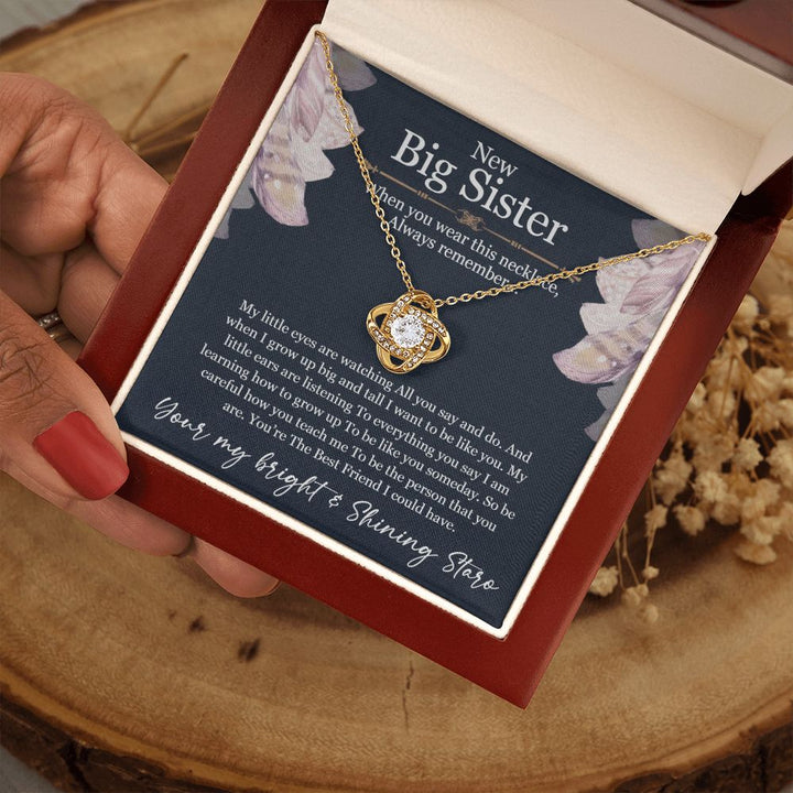 New Big Sister | You're the best friend I could have - Love Knot Necklace
