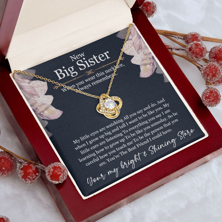 New Big Sister | You're the best friend I could have - Love Knot Necklace