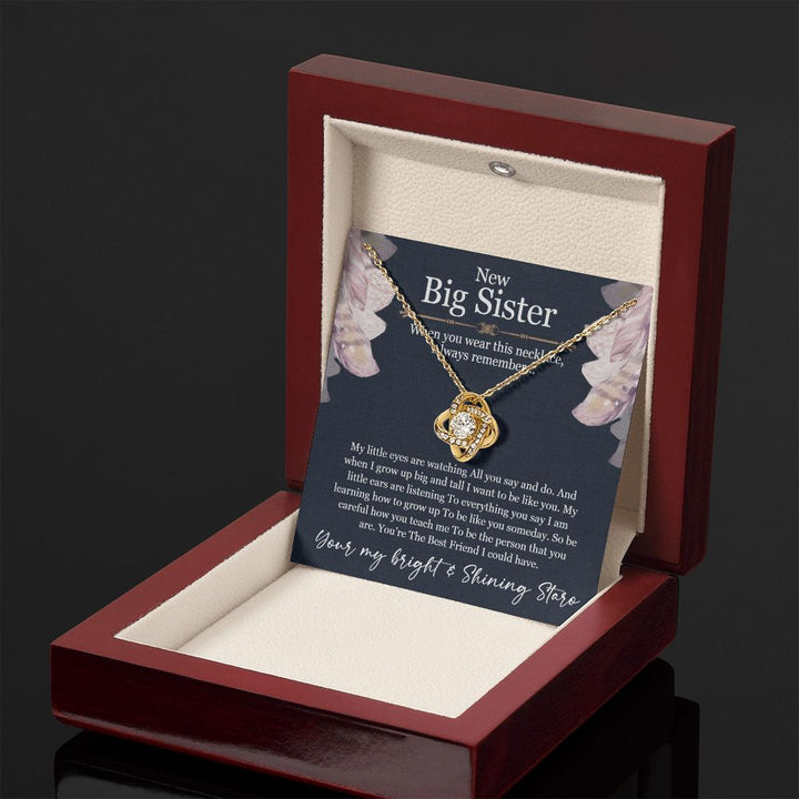 New Big Sister | You're the best friend I could have - Love Knot Necklace
