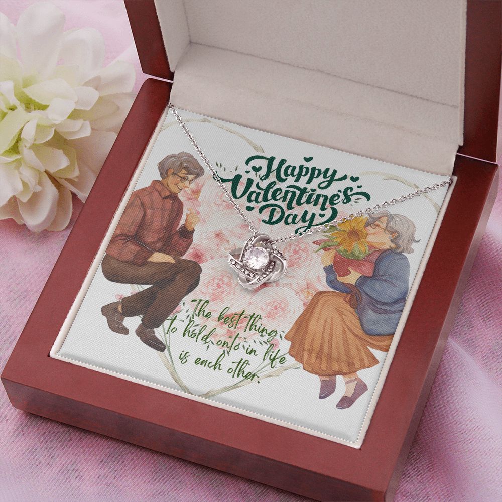 Happy Valentine's Day | Holding on to forever - Love Knot Necklace