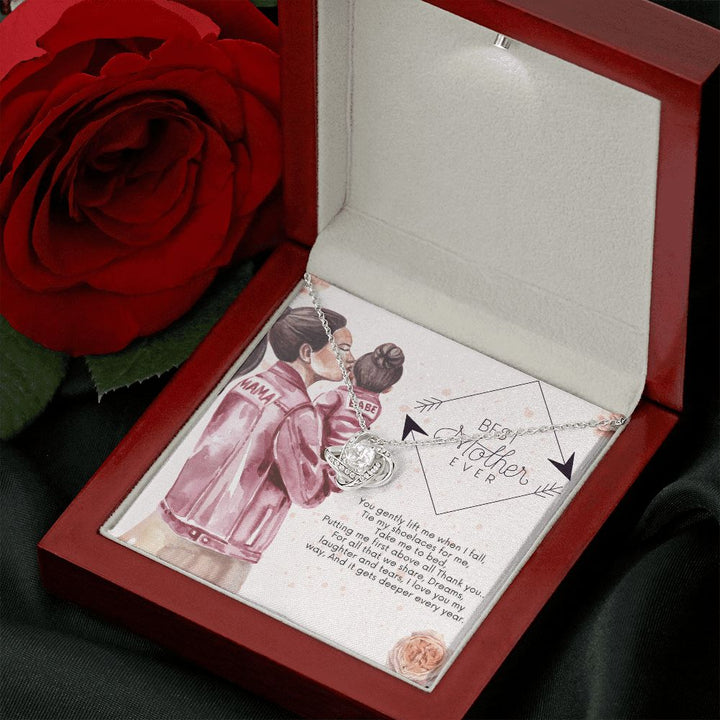 Happy Mother's Day | Thank you for putting me first above all - Love Knot Necklace