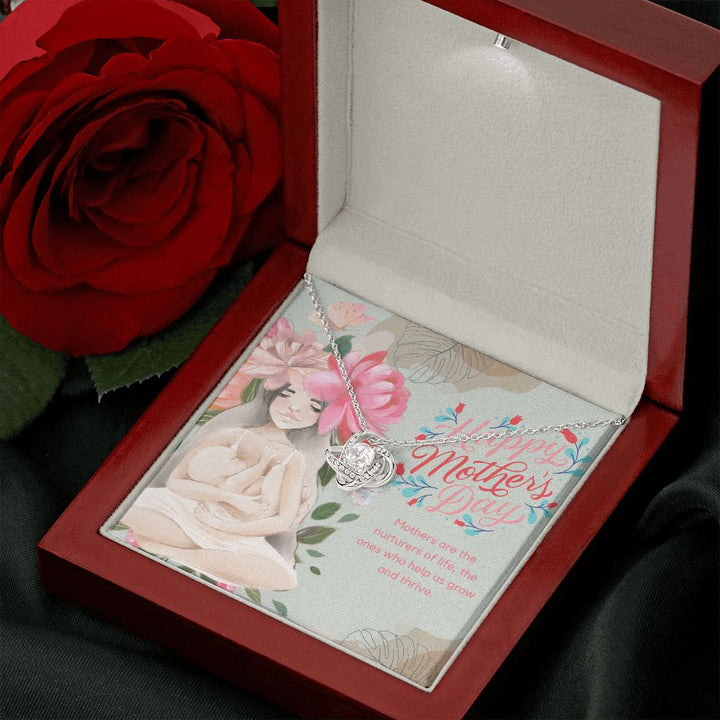 Happy Mother's Day | Mothers are nurturers of life - Love Knot Necklace
