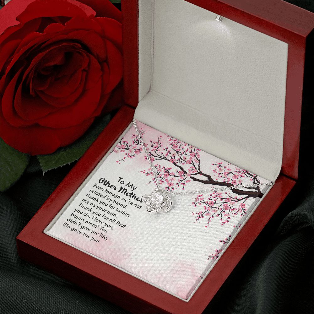 To My Mother-In-Law | A Blessing in Our Lives - Love Knot Necklace