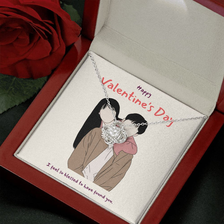 Happy Valentine's Day | Feel so Blessed - Love Knot Necklace