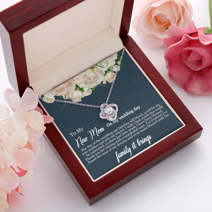 To My Mother-in-Law | Thank you for raising such a wonderful man - Love Knot Necklace