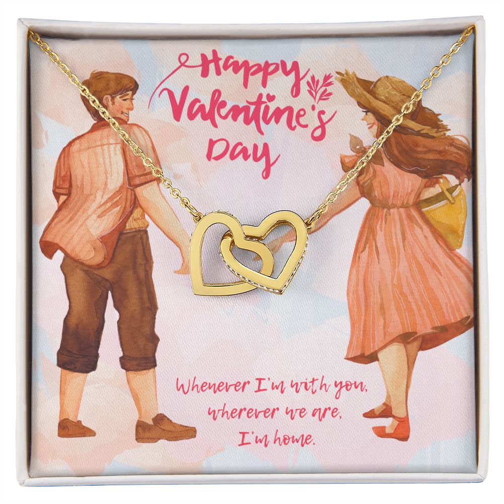 Valentine's Day | Whenever I'm with You - Interlocking Hearts Necklace