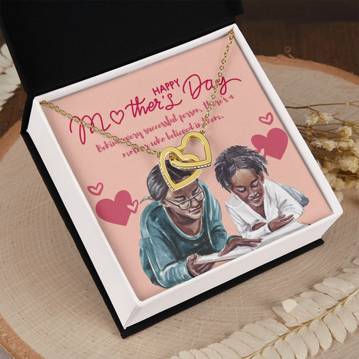 Happy Mother's Day | For the Mother Who Does It All - Interlocking Hearts Necklace
