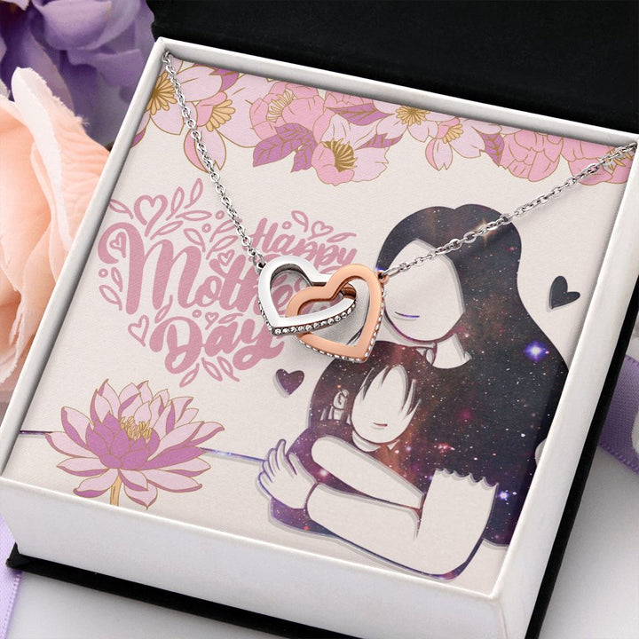 Happy Mother's Day | A mother's love knows no bounds - Interlocking Hearts Necklace