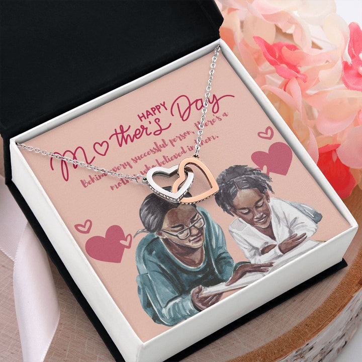 Happy Mother's Day | For the Mother Who Does It All - Interlocking Hearts Necklace