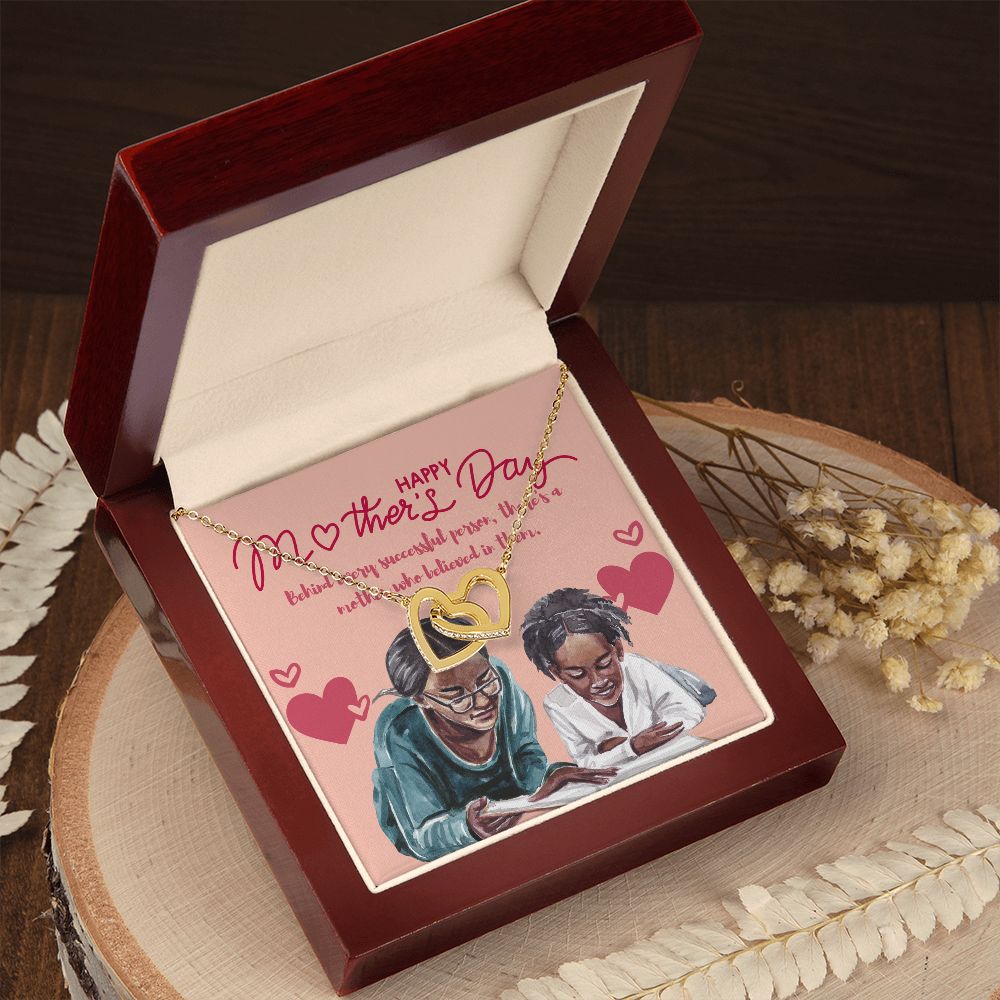 Happy Mother's Day | For the Mother Who Does It All - Interlocking Hearts Necklace