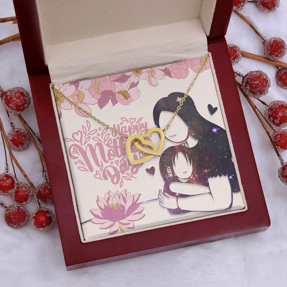 Happy Mother's Day | A mother's love knows no bounds - Interlocking Hearts Necklace