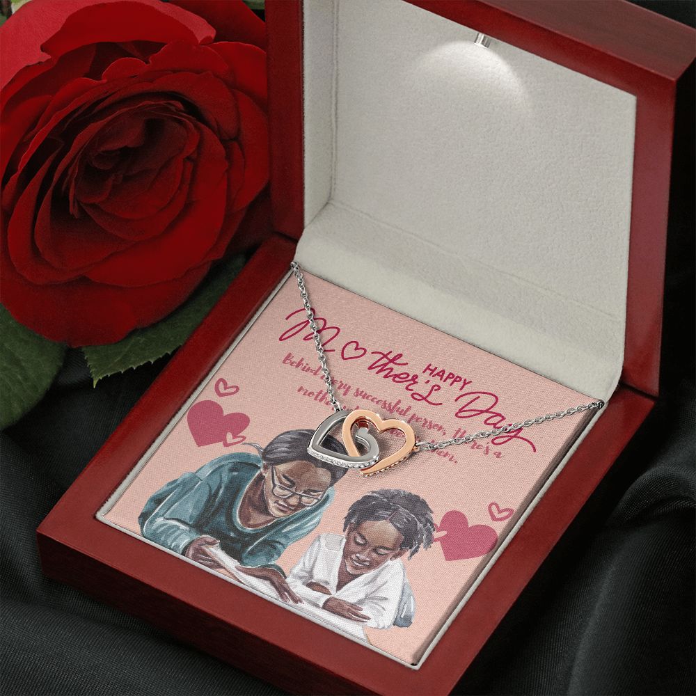 Happy Mother's Day | For the Mother Who Does It All - Interlocking Hearts Necklace