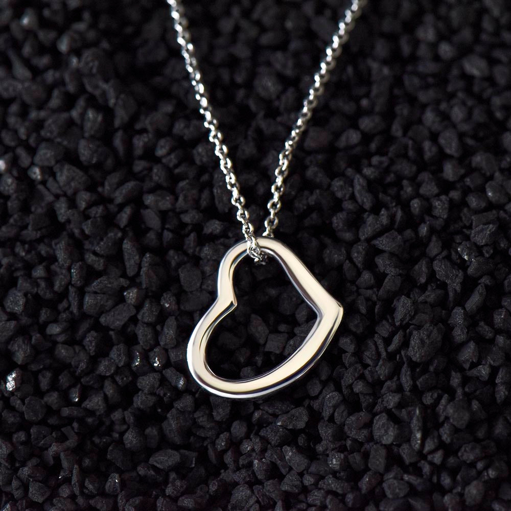 To My Mom | My Nurse Mom - Delicate Heart Necklace