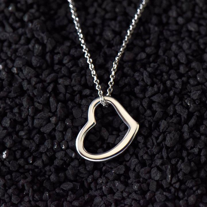 To My Mom | My Nurse Mom - Delicate Heart Necklace