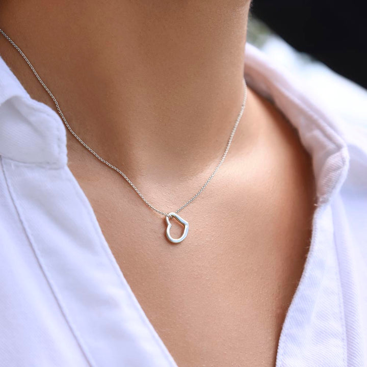 To My Air Force Wife | I am so proud of you and everything you do - Delicate Heart Necklace