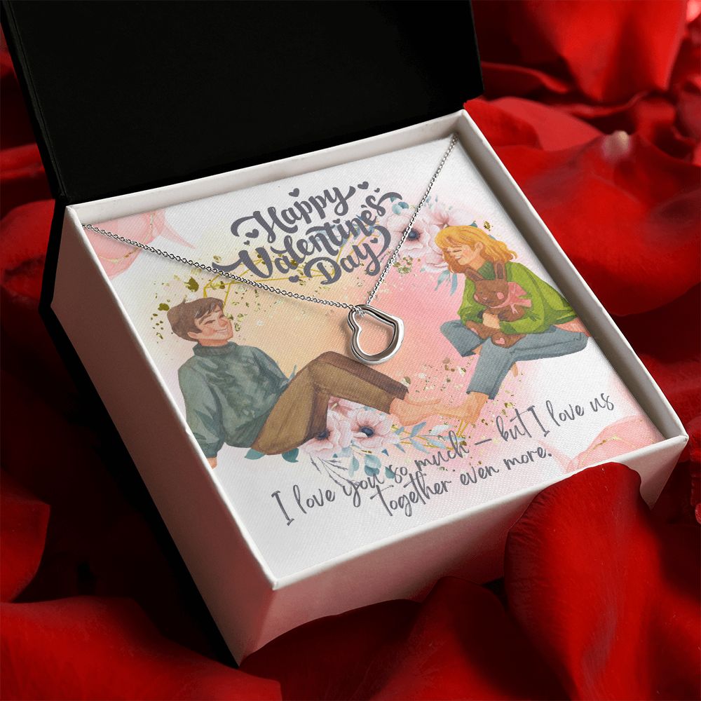 Valentine's Day | I love you so much - Delicate Heart Necklace