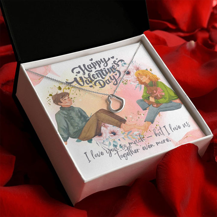 Valentine's Day | I love you so much - Delicate Heart Necklace