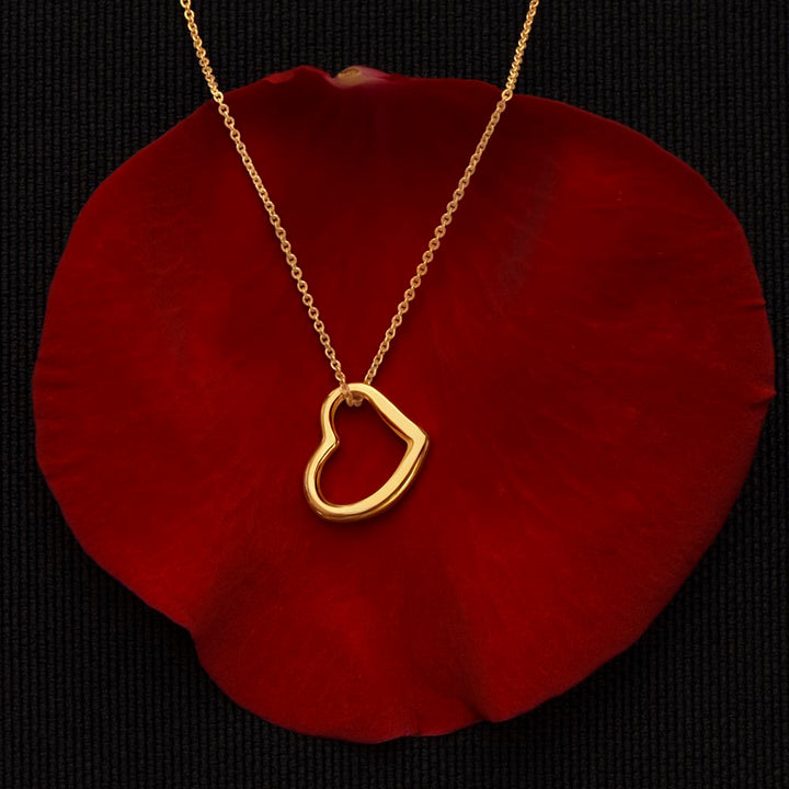 Happy Valentine's Day | Home in Your Arms - Delicate Heart Necklace