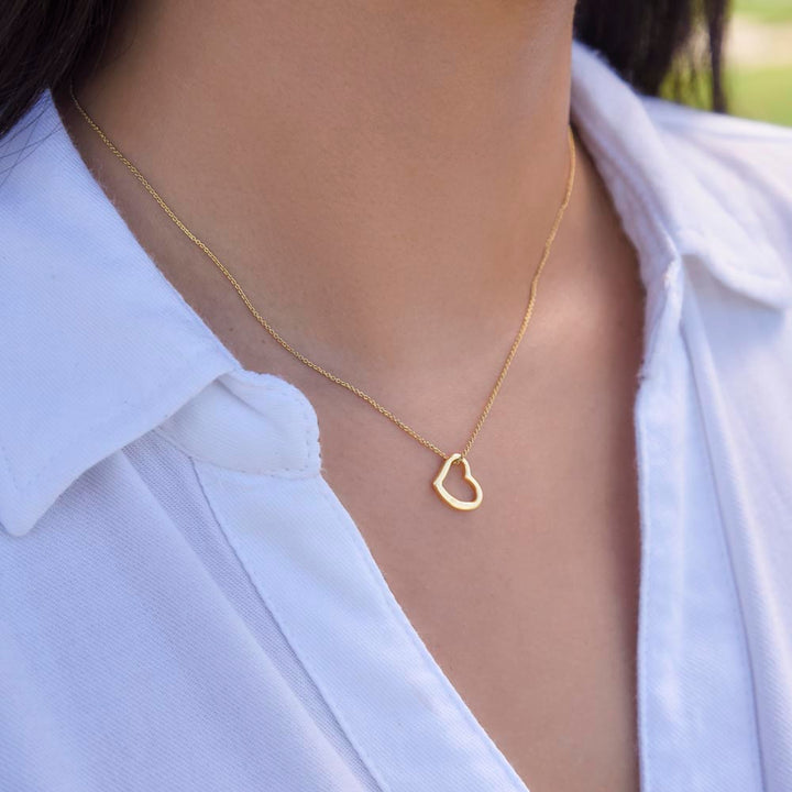 To My Daughter | Today a Bride - Delicate Heart Necklace